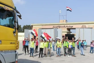 الوفد دخل عبر معبر رفح"